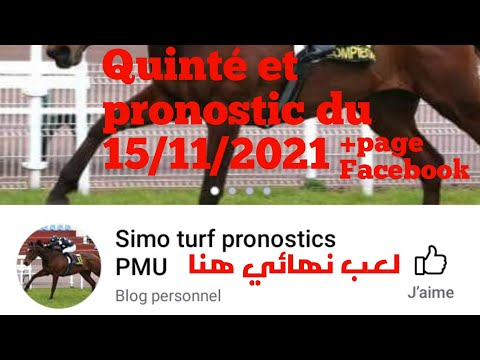 Quinte #Pmu #Pronostic Quinté Et Pronostic Du 15/11/2021 Bordeaux. Trot  Attelé. 2650 Mètres