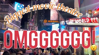 Biggest 4DX theatre in the country… Times Square NYC! #usa #sinners #regal #nyc