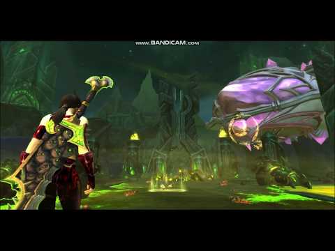 World of Warcraft Player Meets Aggramar in a Cutscene