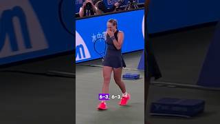 Mirra Andreeva Breaks Down in Tears at Wuhan Open 2025 😢🎾#tennis #shorts