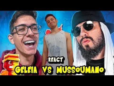 REACT - Geleia Vs. Mussoumano - Batalha de Youtubers