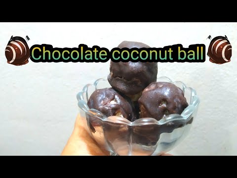 chocolate coconut ball recipe.|Nahar kitchen