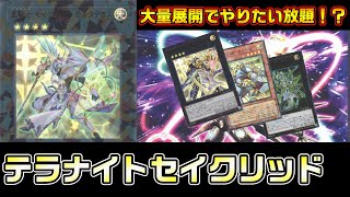 ターンスキップに超火力でやりたい放題！？テラナイトセイクリッドvs蕾禍蟲惑魔【遊戯王 対戦動画】【四畳半同好会】