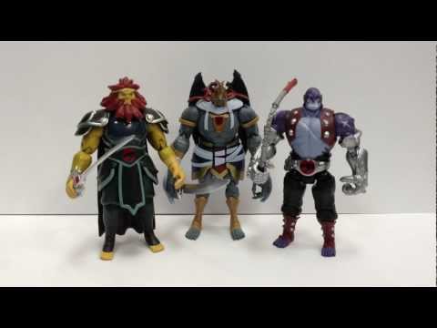 Thundercats 2011 4" Series Wave 2 - CLAUDUS, MUMM-RA, and PANTHRO