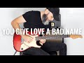 Bon Jovi You Give Love A Bad Name Electric Guitar Cover By Kfir Ochaion GTRS Guitars