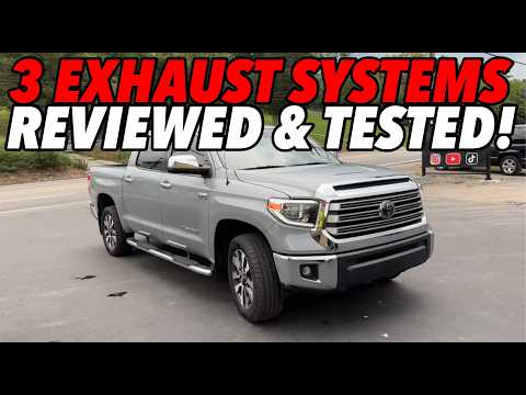 TESTED 3 Exhaust Systems for Toyota Tundra 5.7L V8!