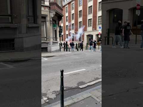 Hooligans of Bruges came to Brussels and it didn’t end well #football #brussels #ultras #hooligans