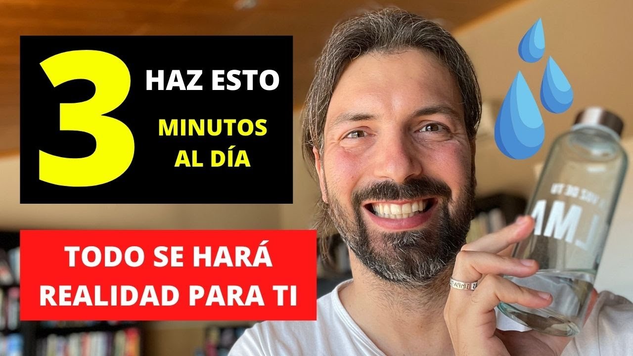 Utiliza Esta Poderosa 💦TÉCNICA DEL AGUA💦  de 3 PASOS por 3 MINUTOS AL DÍA Para Manifestar Tus Deseos