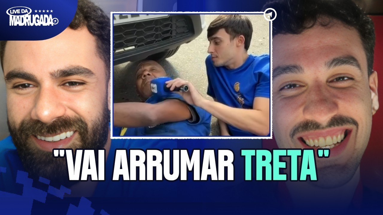 O FERA LEVOU O CELULAR DO CARA EMBORA! ALLAN E BRUNINHO REAGEM | LIVE DA MADRUGADA