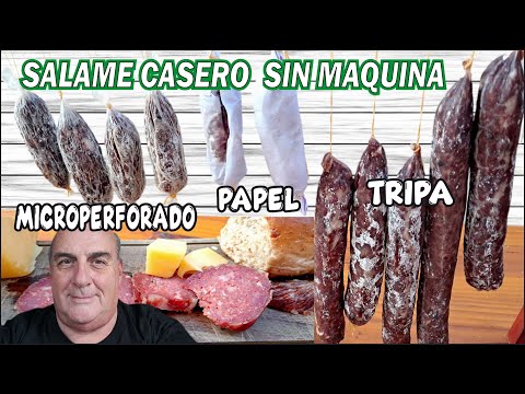 SALAME CASERO - Sin Maquina.
