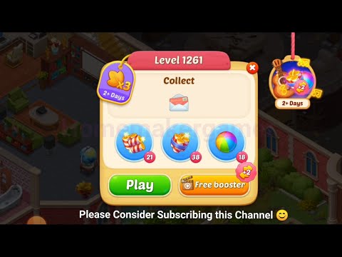 Matchington Mansion Level 1261, Level 1262(Hard Level) & Level 1263 - iOS/ Android