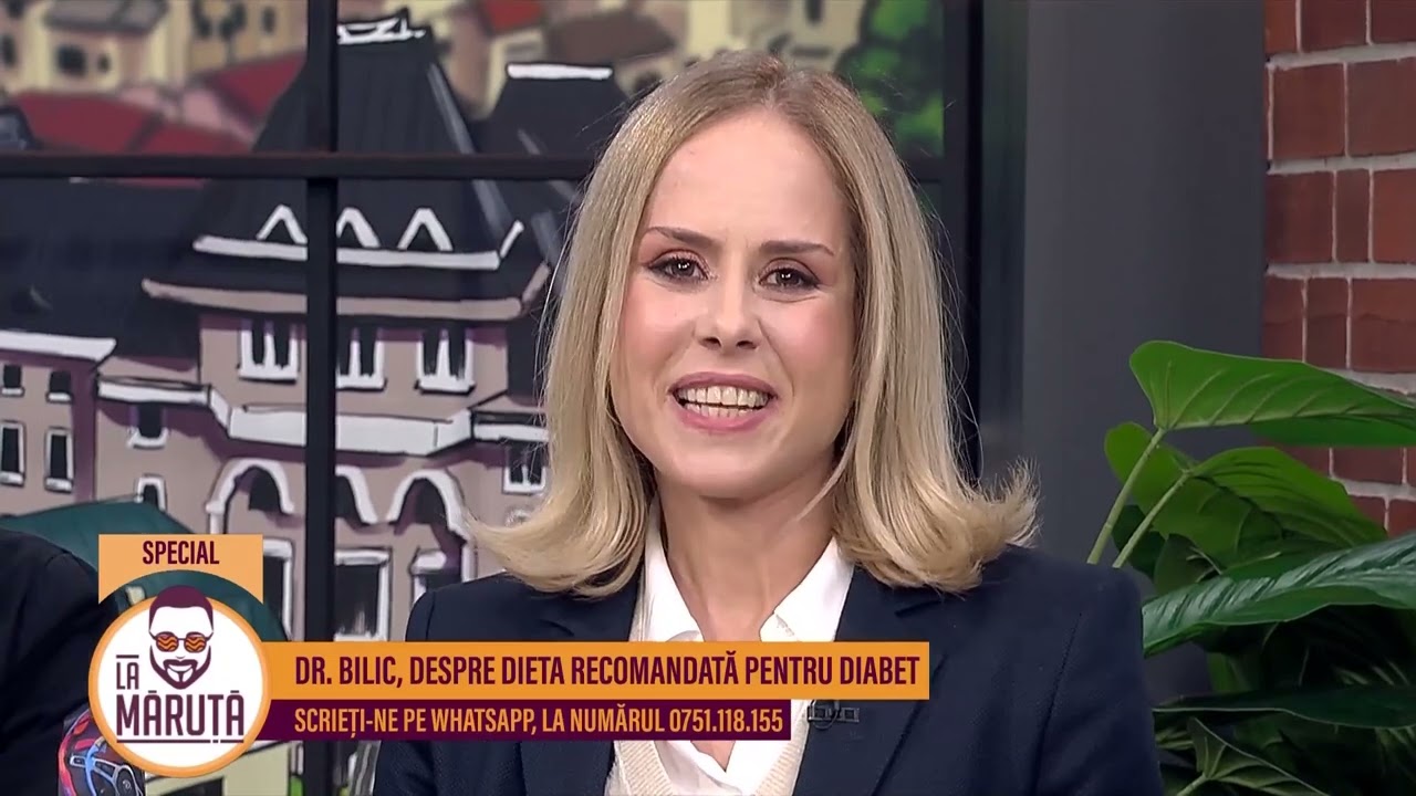 Dr. Bilic, despre dieta recomandată pentru diabet
