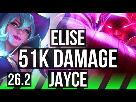 ELISE vs JAYCE (JGL) | 51K damage | BR Challenger | 26.2