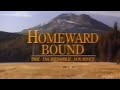 Homeward Bound The Incredible Journey Commercial 1993
