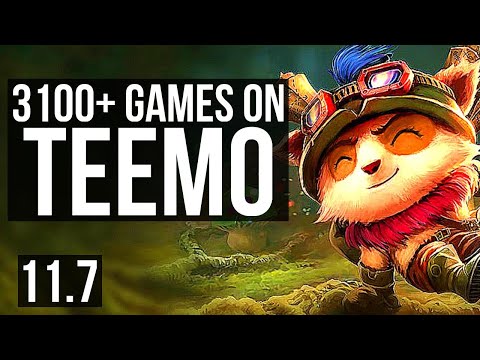 TEEMO vs VIEGO (TOP) | 3100+ games, 2.7M mastery, 5/1/2 | EUW Diamond | v11.7