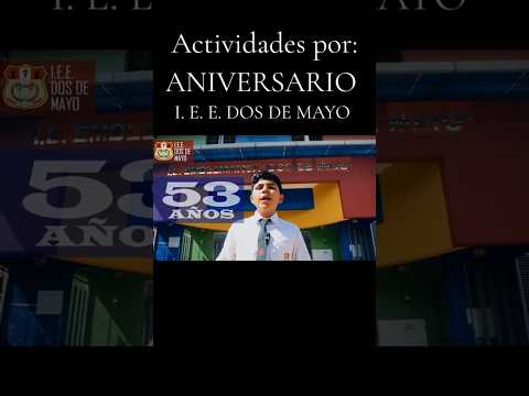 actividades por ANIVERSARIO de la IEE DOS DE MAYO de Puerto Maldonado #puertomaldonado #education