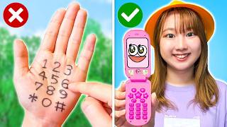 携帯ほしい〜＞＜お姉ちゃんばっかりずるい...！幼稚園のお友達と電話する方法？幼稚園児が電話のライフハックに挑戦！？【寸劇】