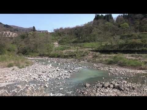 Hakusan Tedorigawa Geopark Scenery: Ozo River and Tedori River Junction | 白山手取川ジオパーク景色：尾添川と手取川の合流