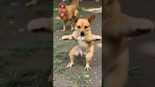 Download lagu ayam berjoget joget berubah menjadi 🐶#funny #cat #shotrs #ayamberkokok mp3