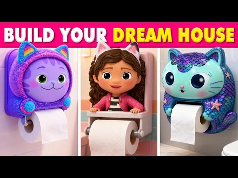 Build Your Dream GABBY'S DOLLHOUSE House 🏡 | Great Quiz