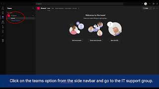 How to report IT issue using Microsoft Teams