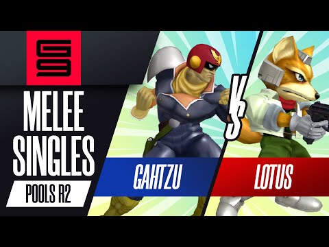 Gahtzu (Captain Falcon) vs Lotus (Fox) - Melee Singles Pools Winners Quarter-Final  - Genesis 9