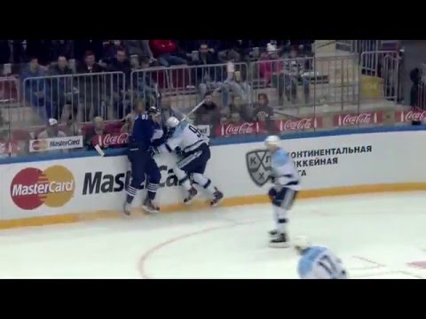 Sayustov was sent off for illegal hit on Bobrov