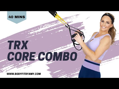 40 Minute TRX Core Combo Workout: Full Body Cardio & Core Suspension Training Workout