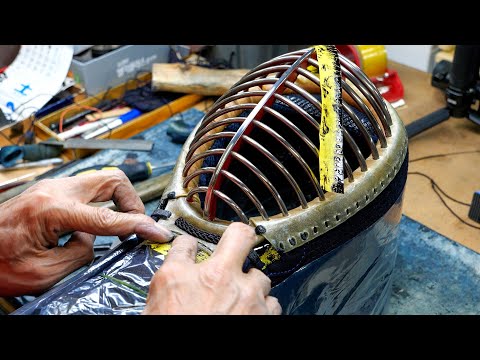 Manufacturing process for the 4-piece Kendo Bogu Set. Best handmade master in Korea.