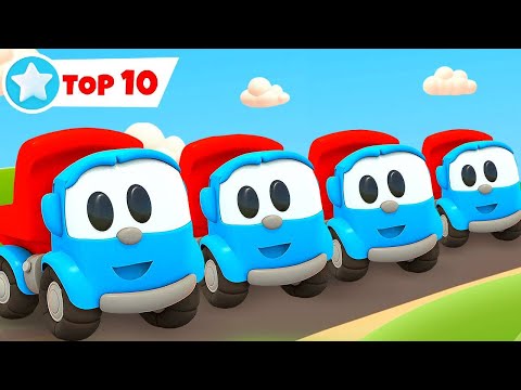Leo der Lastwagen Kompilation. Die besten Folgen mit Leo und Lea. TOP-10 Cartoons