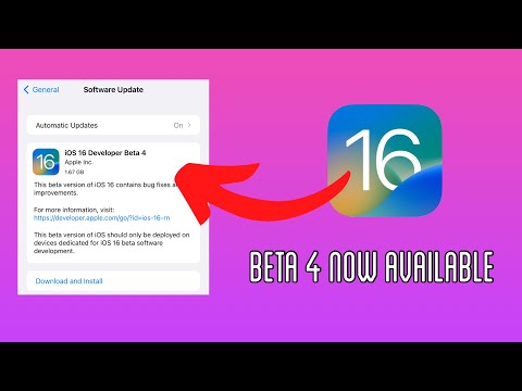 iOS 16 Beta 4 Out Now