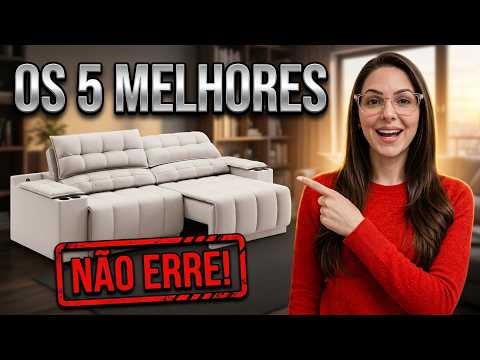 Top 5 Sofás Retráteis de 2 metros ideal para Apartamentos!