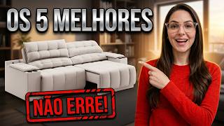 Top 5 Sofás Retráteis de 2 metros  ideal para Apartamentos!