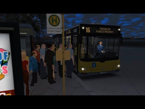 Map Berlin Spandau - Line 16 - Circular Freudstr - OMSI 2