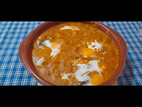 Patatas en AJOPOLLO (Plato típico de Almería)