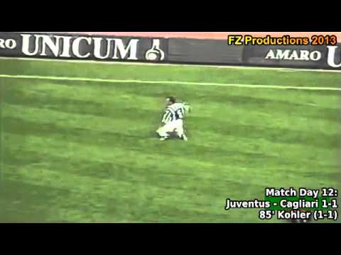 Serie A 1993-1994, day 12 Juventus - Cagliari 1-1 (Kohler goal)