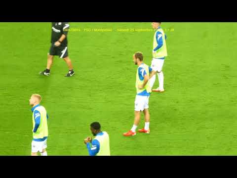 PSG / Montpellier 25.09.2021 : 2-0 (L1 J8) 1/4 : Entrée du PSG