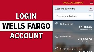 Wells Fargo Bank Online Banking Login (2024)