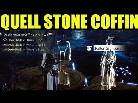 Where winds meet - How to quell the stone coffins wrath (reach drums top)