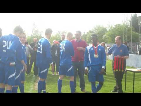 AFC Dunstable U16s CYL win the League Cup Final v Bedford FC U16s CYL 10th May 2015