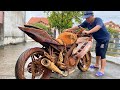 Full Restoration Restore The Abandoned 50 Year Old Antique Motorcycle 250cc