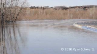 preview picture of video 'Minnesota River Flooding, Jordan, MN - 3/20/2010'