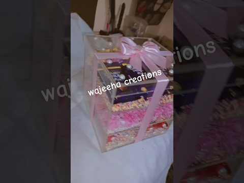 Acrylic gift box #trendingnow #wedding #trendingshorts #fashion #acrylic #chocolate