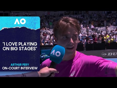 Arthur Fery On-Court Interview | Australian Open 2026 First Round