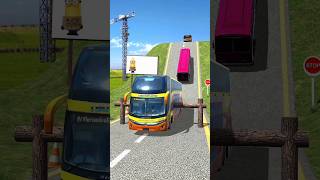 Download lagu City Buses & Trucks Vs Log Trap #shorts #beamngdrive #trending #crash #bus #truck mp3