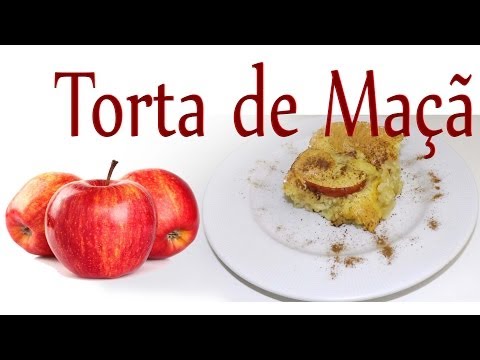 Receita de Torta de Maçã - Apple pie recipe