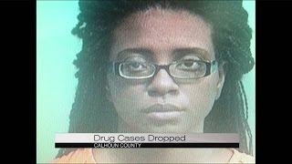 Calhoun County drug cases dropped