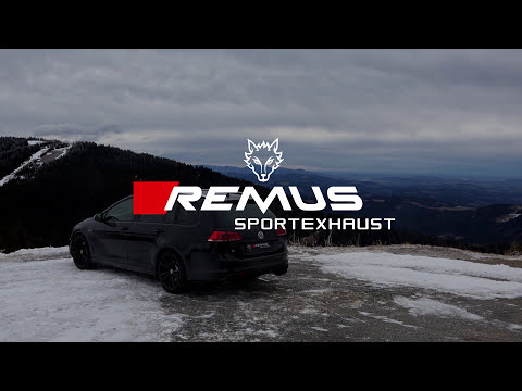 VW Golf VII R Variant with REMUS cat-back system