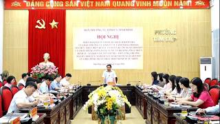 Hội nghị Công bố Quyết định kiểm tra của BTV Tỉnh ủy tại phường Tam Điệp