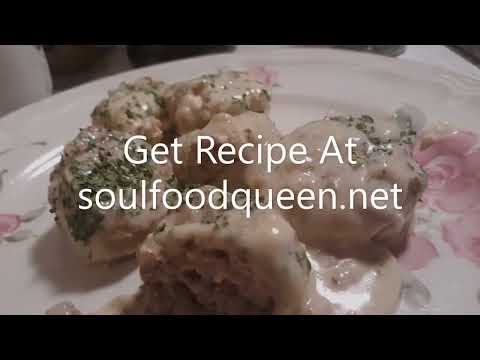 Best-Ever Chicken Swedish Meatballs & Gravy